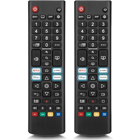 2025 Seneste Model Universal Fjernbetjening Erstatning for LG Smart TV (2-pak) til LG TV