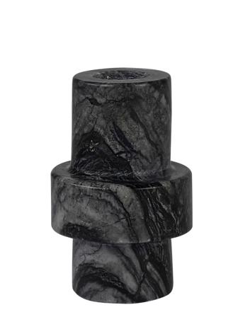 Marble Candleholder, Large Home Decoration Candlesticks & Tealight Holders Tealight Holders Svart Mette Ditmer