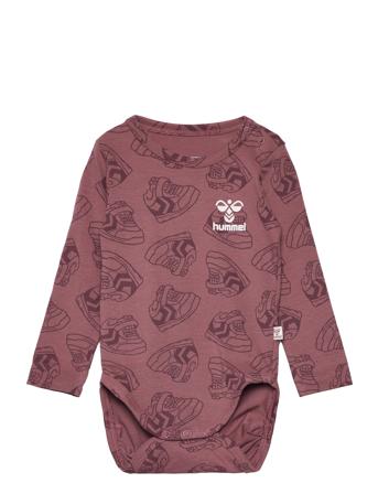 Hmlsneaker Body L/S Langærmet Body Pink Hummel