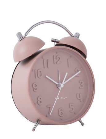 KARLSSON | Alarm Clock Iconic Matt Black | 16.5X11X5.5CM