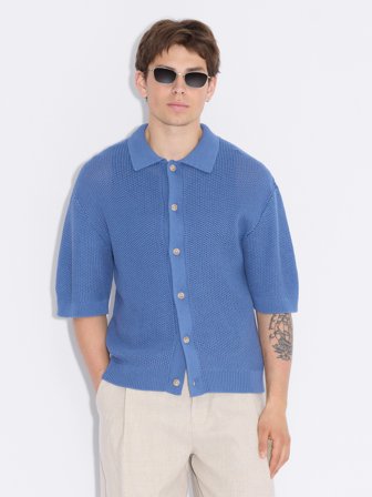 Holzweiler Elio Shirt - Blue - Men's - Large