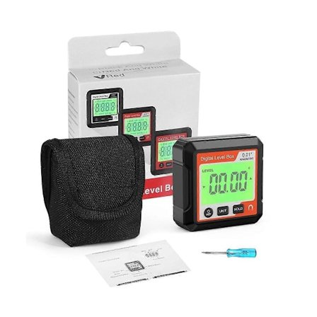 Digitalt Elektronisk Vatterpas Digital Vinkel Finder 90 Magnetisk Inclinometer Vinkelmåler Præcisions Vatterpas