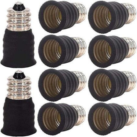 E12 til E14 Pæresokkel Adapter Konverter, Pæresokkel Adapter