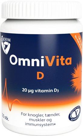 Biosym OmniVita D 120 kaps, Helse & Madvarer, Vitaminer, D-vitamin