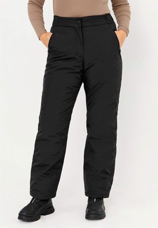 Cellbes of Sweden - Termobukser med lynlås i sort til damer i størrelse 42/44