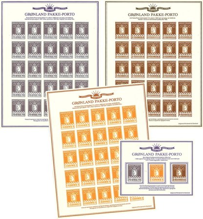 Grønland 1930 - Pakkeporto - Nytrykserie 4
