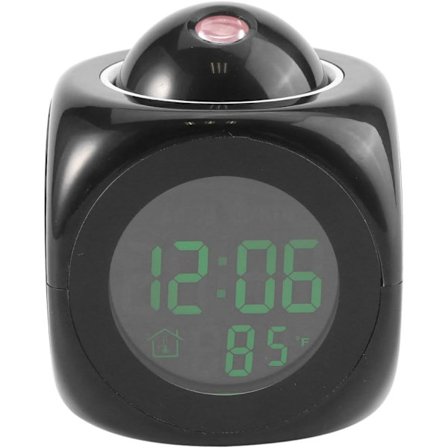 LCD Digital Väckarklocka med Inomhustemperaturtidsvisning, Tim
