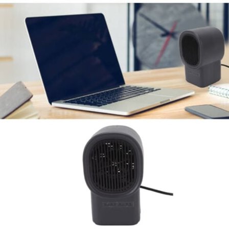 Vifteovn 500W, rask oppvarming, støyreduksjon, vertikal bordvarmer for hjemmet 100.pa