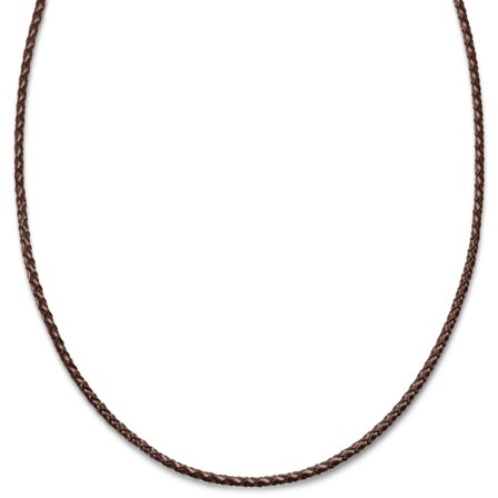 Tenvis | 3 mm Bruine Leren Ketting voor mannen - Leren kettingen