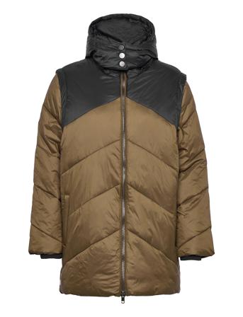 Elviagz 2 In 1 Puffer Jacket Green Gestuz