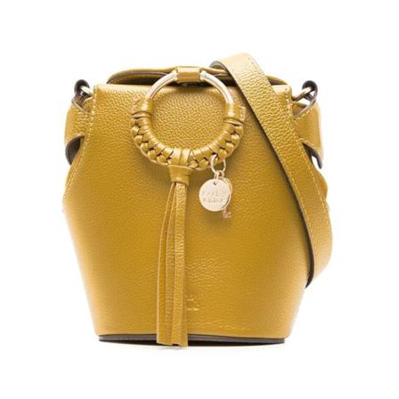 See by Chloé, Joan SBC Bucket BAG Geel, Dames, Maat:ONE Size