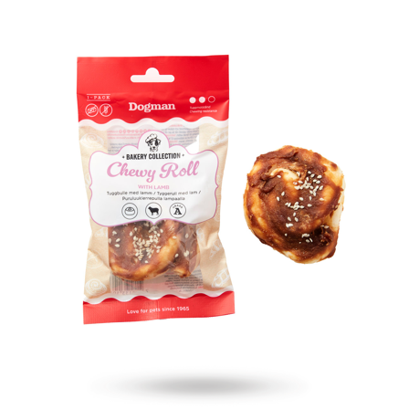 Dogman Bakery Collection Tuggbulle med Lamm 7,5 cm - Matskål, hundgodis & tuggisar