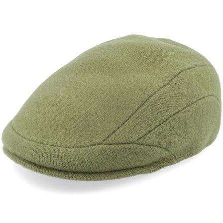 Kangol - Grön flatcap Keps - Kg Wool 507 Sea Kelp Flat Cap @ Hatstore