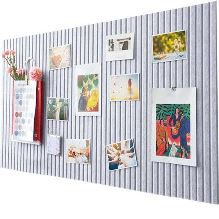 Lollanda Itsekiinnittyvä valokuvataulu – koristeellinen korkki ja seinäpaneeli, ilmoitustaulu, akustiikkapaneelit valokuville ja viesteille, kotiin ja