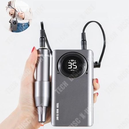 TD Den nya bärbara uppladdningsbara nagelsliparen nagelslipare nagellacksmanikyr Elektrisk slipmaskin