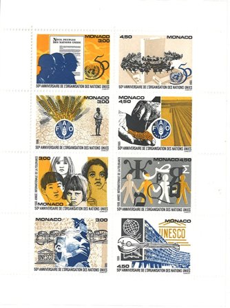 Monaco 1995 - YT BF 70 (2009A-2009H) - Postfrisk miniark