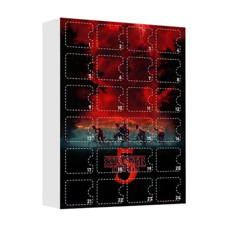 Høykvalitets Stranger Things 2025 Adventskalender Akryl Ornamenter Jule Nedtellingsboks