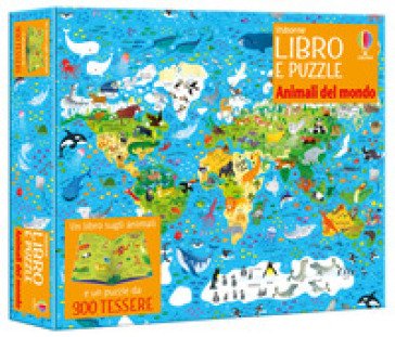Animali del mondo. Ediz. a colori. Con puzzle da 300 tessere Kirsteen Robson