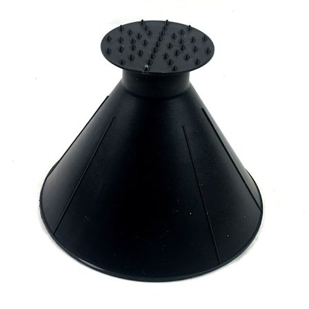 Bilsnøfjerningsspade, bilsnøfjerningsskrape for vinteren, traktformet snøfjerningsspade, frontruteavisningsmiddel (1 stk.)