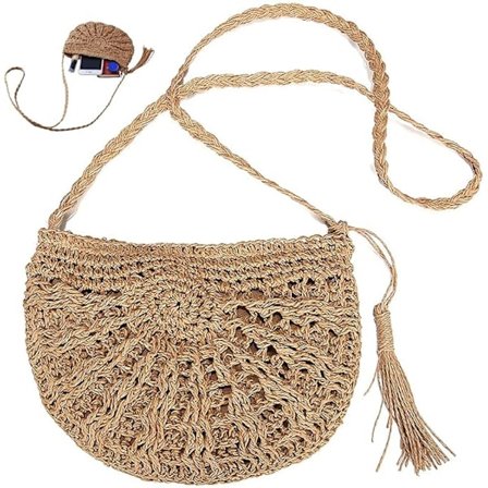 Halm Messenger Bag Halm Tassel Bag, Damväska