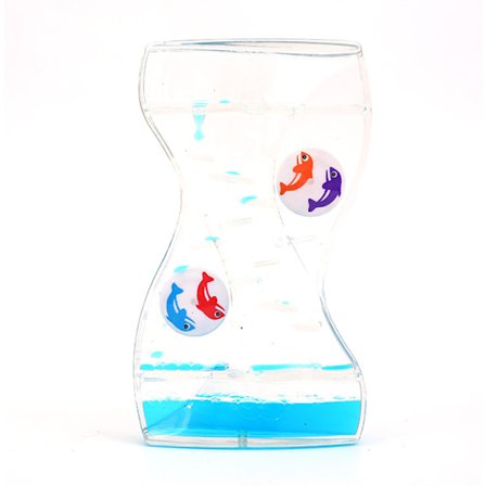 2 hjul vatten trappa spiral 8.5*3*14cm