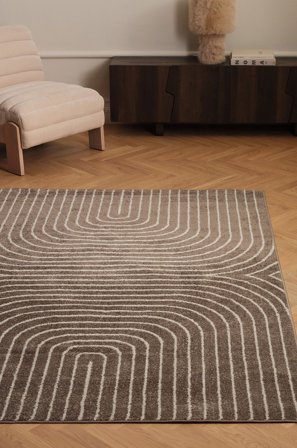 &Home - Matto Lotus Arches - Beige - Sileät matot - 160X230 - - Homeroom