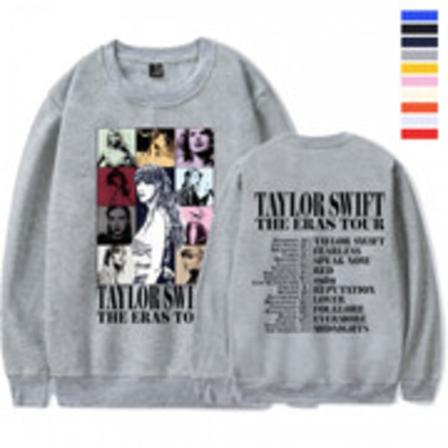 Unisex-paita aikuisille naisille ja miehille 1989 Taylor Swift -paita pyöreällä pääntiellä Harmaa Grey 3XL