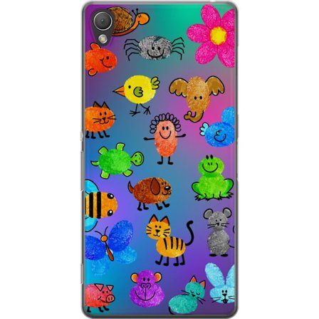 Yhteensopiva Puhelinkuori Sony Xperia Z3 Little Scribble Friends