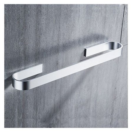 Ruostumattomasta teräksestä valmistettu seinälle kiinnitettävä pyyheteline, kylpyhuoneen pyyheteline, 30 cm, itseliimautuva
