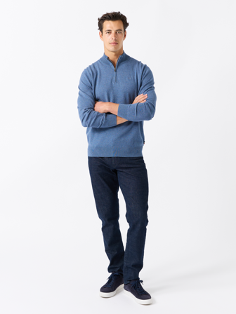 Jean Paul - Gerard zipneck - Herre - Blå - Gensere - XXL