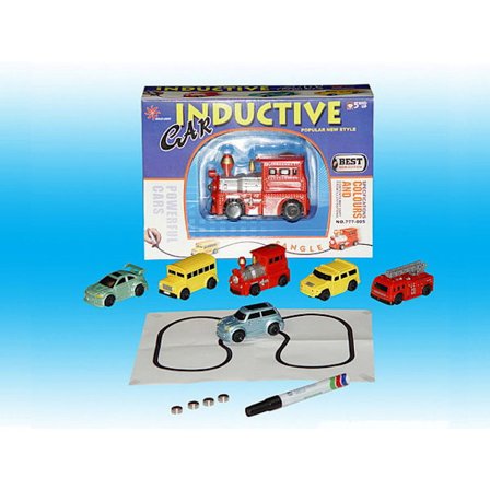 Følg-linjen Induktiv Bil, 2024 Nye Magiske Induktive Bil Lastebilleker, Interaktivt STEM Leketøy Følg Svart : Liten bil betalt tilfeldig