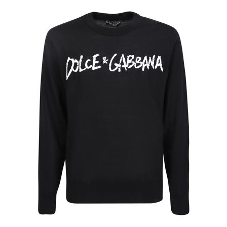 Dolce & Gabbana Sweatshirts , Zwart , Heren , Maat: S