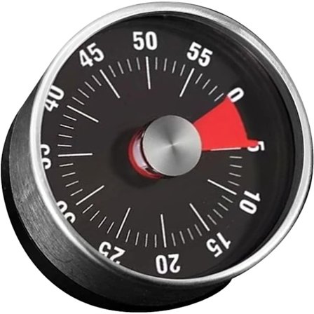Kökstimer, Mekanisk kökstimer med magnet | 72dB Högljudd magnetisk nedräkningstimer portabel för matlagning, kontor, kylskåp och ugn