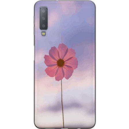 Mobilskal till Samsung Galaxy A7 (2018) med Rosa blomma