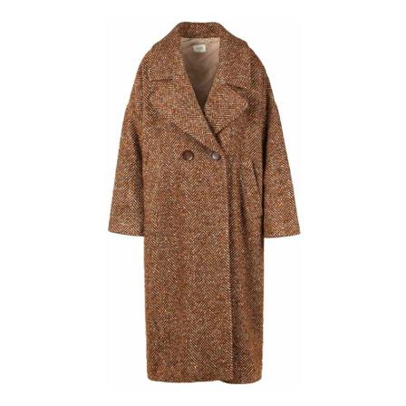 Alysi, Coat Bruin, Dames, Maat:S