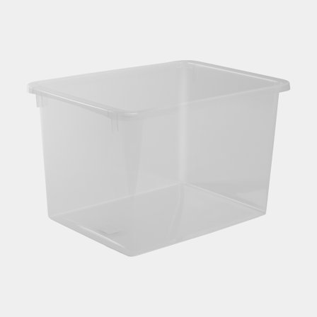 Caixa de arrumação Nordiska Plast Store It, transparente, 390 x 290 x 245 mm, 20 litros