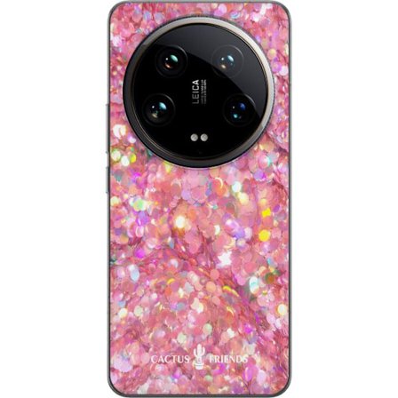 Yhteensopiva Puhelinkuori Xiaomi Xiaomi 14 Ultra Cactus and Friends – PinkGlitter