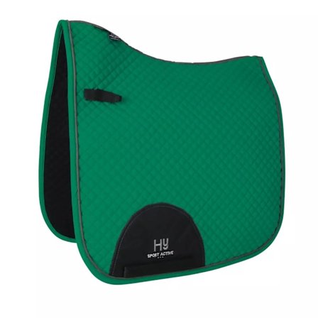 Hy Sport Active Hästdressyrsadelpad Cob/Full Smaragdgrön