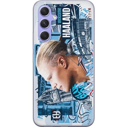 Yhteensopiva Puhelinkuori Samsung Galaxy A54 Erling Haaland