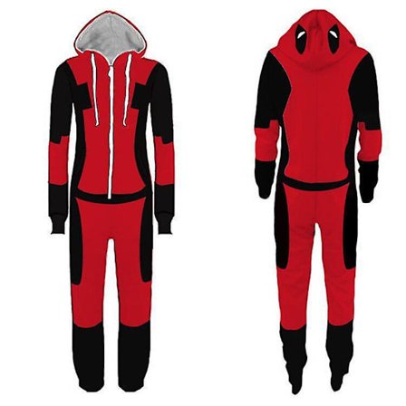 Deadpool-stil pyjamas S