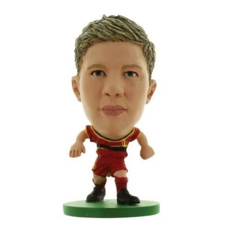Belgien Kevin De Bruyne miniatyrfigur - SOCCERSTARZ - handmålad ekologisk PVC