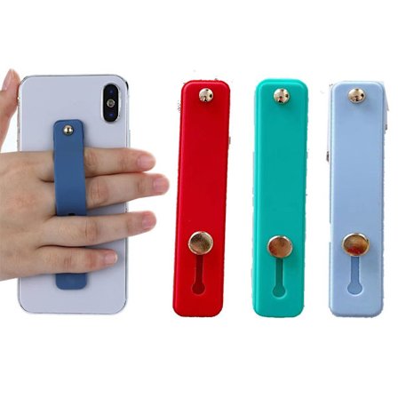 3 stk. Telefon Loop Finger Holder, Telefon Greb Holder Finger Mobiltelefon Greb Silikone Telefon Rem Telefon Holder