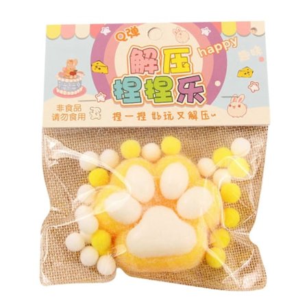 Hamsteri/Kissan tassu/Kissan puristuslelut stressistä helpottamiseen Kevyet antistressilelut Lahjat aikuisille ja lapsille