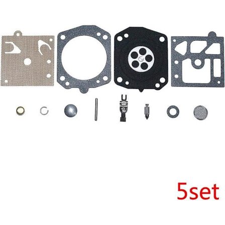 Kompatibel med Husqvarna 133 154 234 238 242 249 250 254 257 261 262 340 345 246 350 351 Forgasser Reparasjonssett Kompatibel med Walbro K-22-H