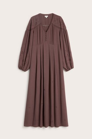 Newbie | Brodeerattu mekko, Newbie Woman | Viininpunainen