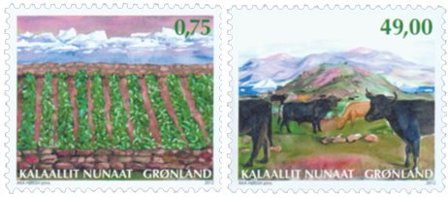 Grønland - Landbrug - Postfrisk sæt 2v