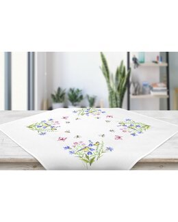 Broderipakke Vårblomster - Duk - Weberei Hofer KG