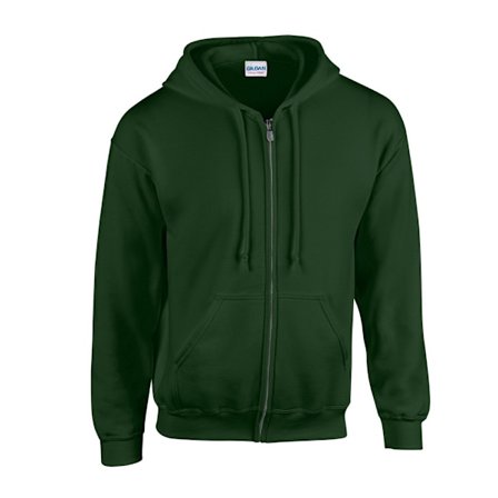 Gildan Herr Heavy Blend Full Zip Hoodie 3XL Forest Green