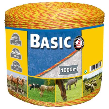 Kerbl Stängseltråd Av Polytråd Basic 1000 M 44833 Gul