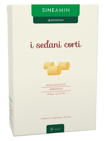 Sineamin Sedani Corti Pasta Aproteica E Senza Glutine 500g